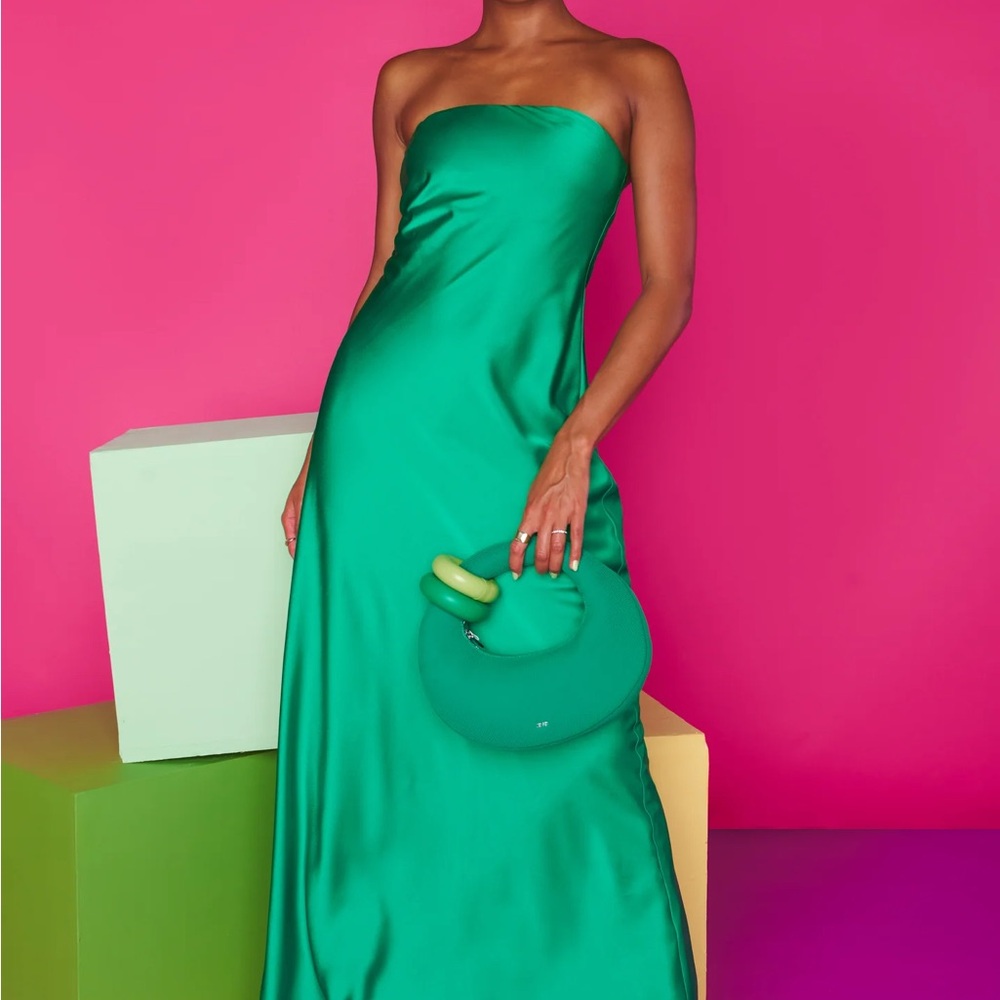 Show Me Your MuMu - Taylor Tube Dress in Clover Green